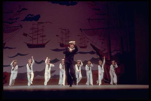 New York City Ballet production of "Union Jack" with Peter Martins (Royal Navy), choreography by George Balanchine (New York)