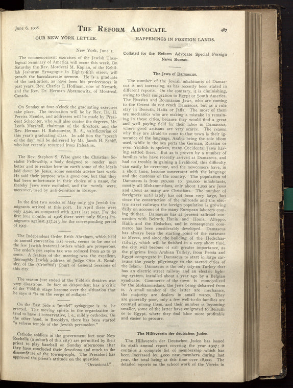 The Reform advocate