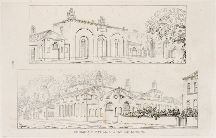 Chelsea Hospital, stable buildings
