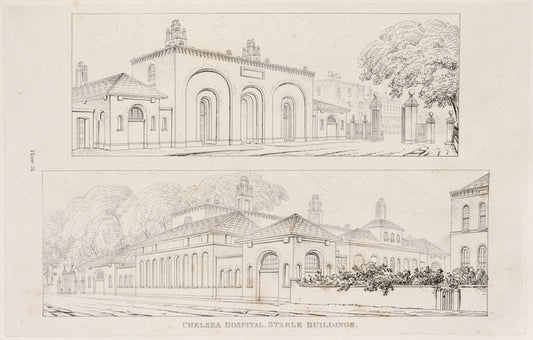Chelsea Hospital, stable buildings