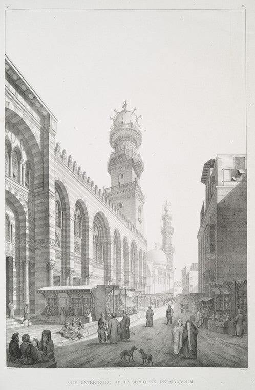 Vue extérieure de la Mosquée de Qalaoum