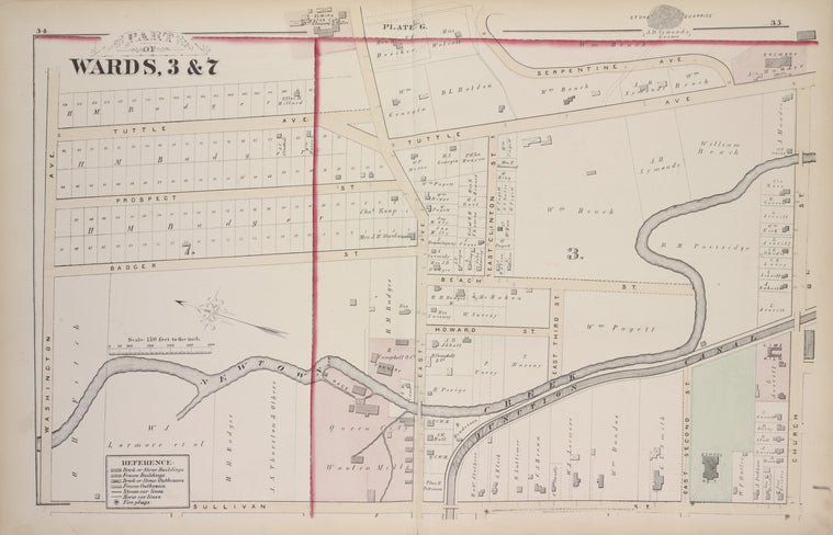 Part of Wards, 3 & 7