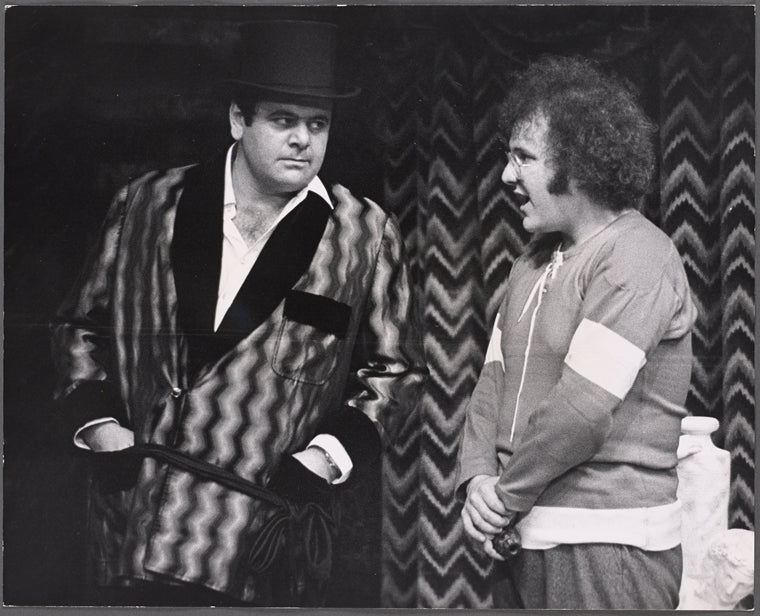 Paul Sorvino and Joshua Mostel in the stage production An American Millionaire: 3-14