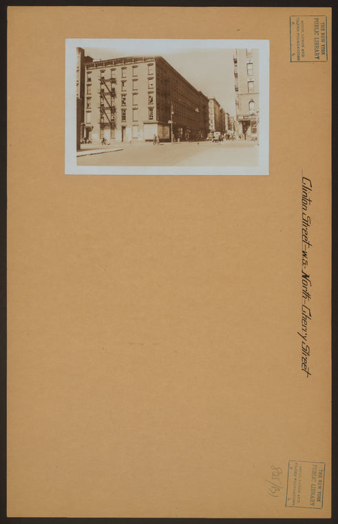 Manhattan: Clinton Street - Cherry Street
