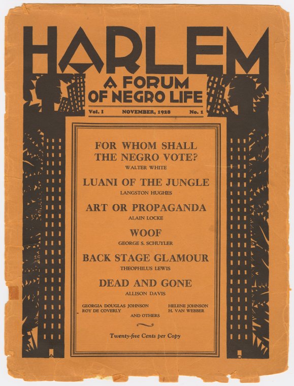 Harlem: a forum of Negro life