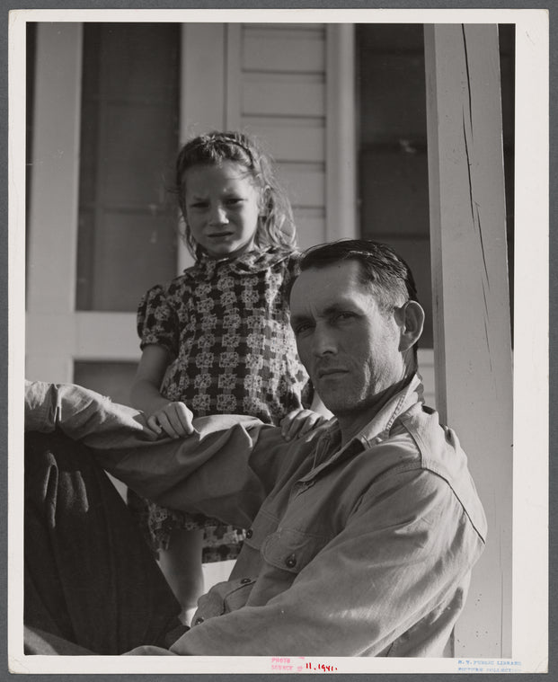 Levy usher and his little girl living at Hazlehurst Farms Inc., Hazlehurst, Georgia.