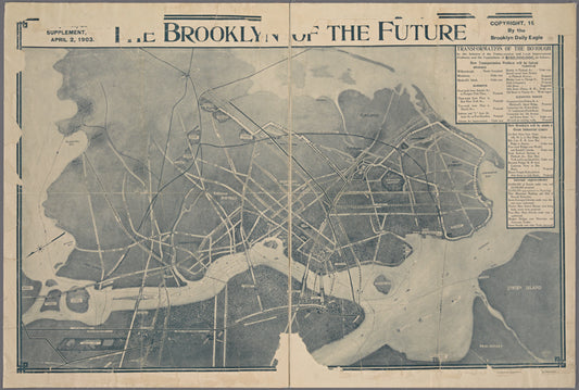 The Brooklyn of the future : Brooklyn Daily Eagle supplement, April 2, 1903