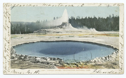 Castle Geyser, Yellowstone Park