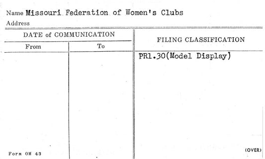 Missouri Federation of Women's Clubs