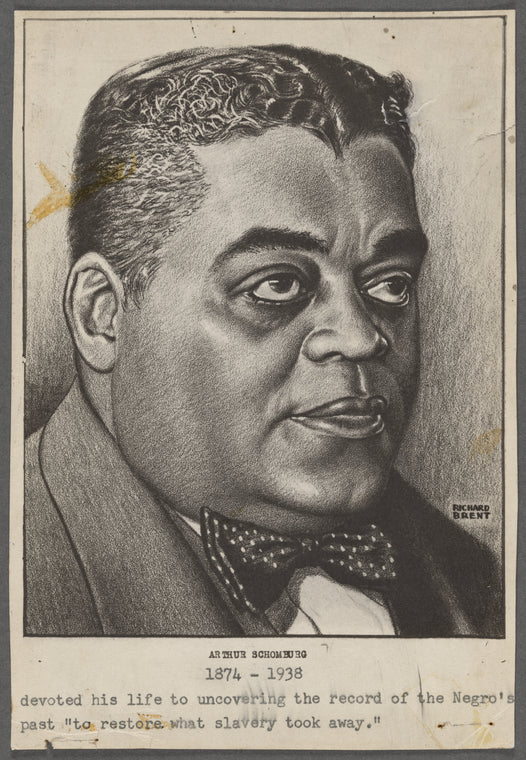 Illustration of Arthur Schomburg