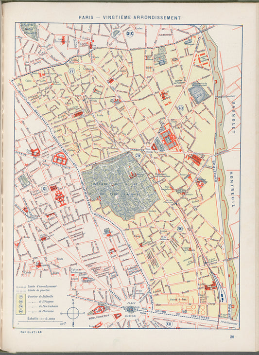Paris: vingtième arrondissement