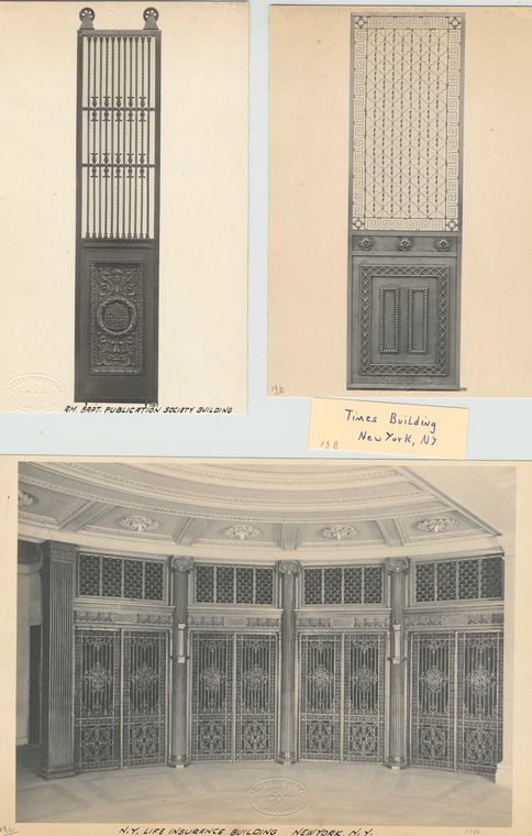 Am[erican] Bapt[ist] Publication Society building; Times building, New York, N.Y.; N.Y. Life Insurance building, New York, N.Y.