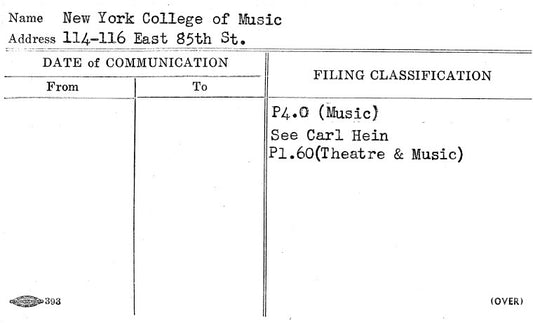 New York College of Music