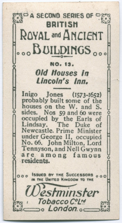 Old houses, Lincoln's Inn.