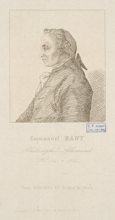 Emmanuel Kant, philosophe allemand.