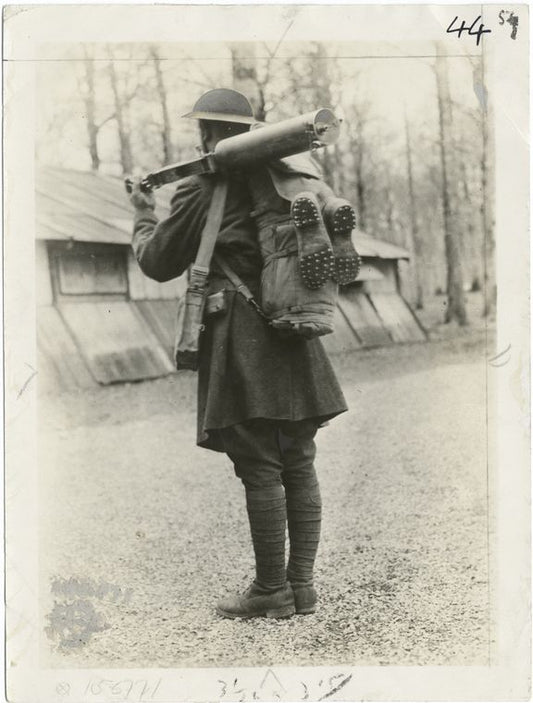 American soldier's equipment.