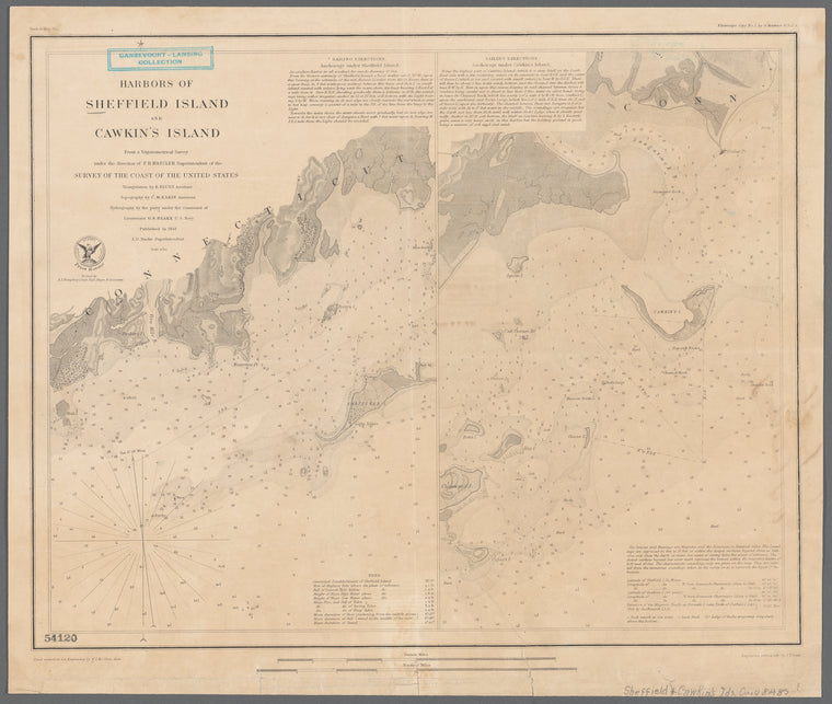 Harbors of Sheffield Island and Cawkin's Island