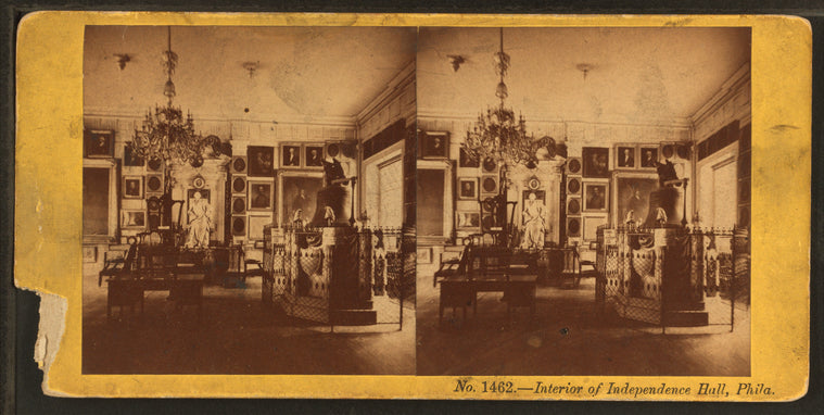 Interior of Independence Hall, Phila.