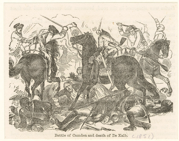 Battle of Camden and death of De Kalb