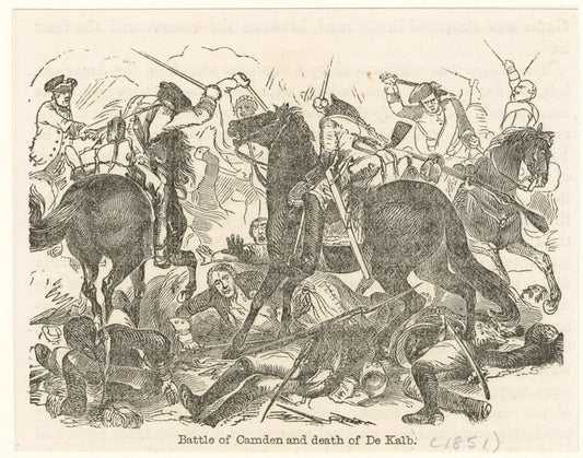 Battle of Camden and death of De Kalb