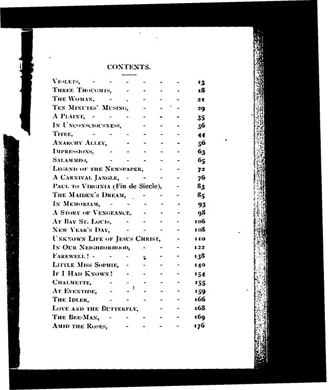 Violets and other tales