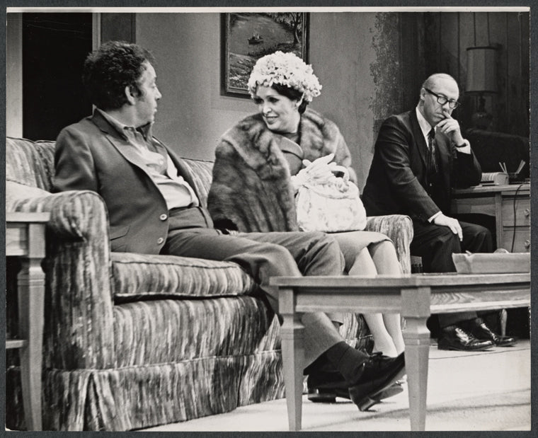 Jackie Mason, Marilyn Cooper and Bernie West in the stage production A Teaspoon Every Four Hours