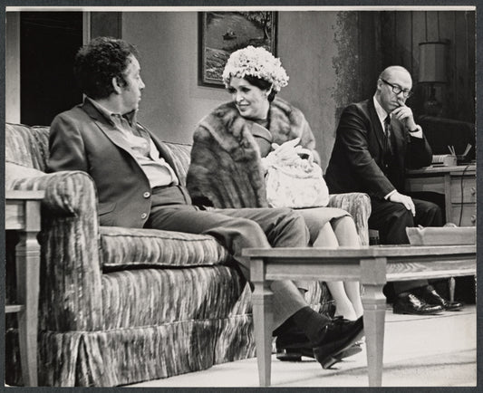Jackie Mason, Marilyn Cooper and Bernie West in the stage production A Teaspoon Every Four Hours