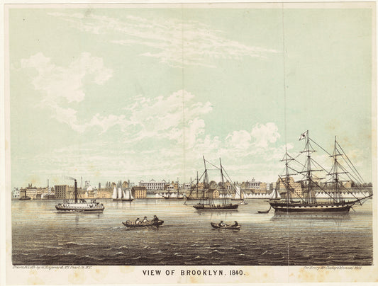 View of Brooklyn, 1840