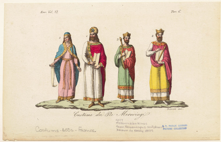 Costume dei Re Merovingi