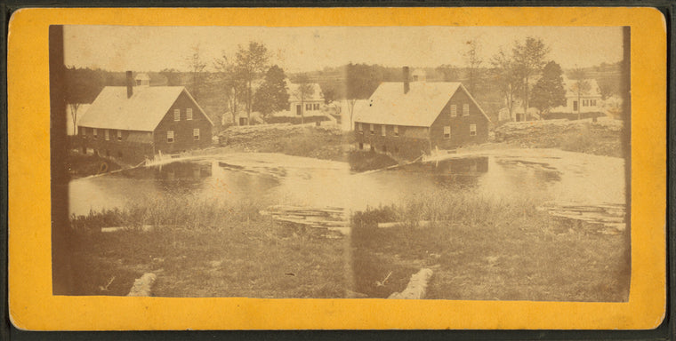 Maine tannery. Early view.