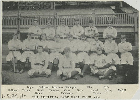 New York Base Ball Club, 1896; Philadelphia Base Ball Club, 1896