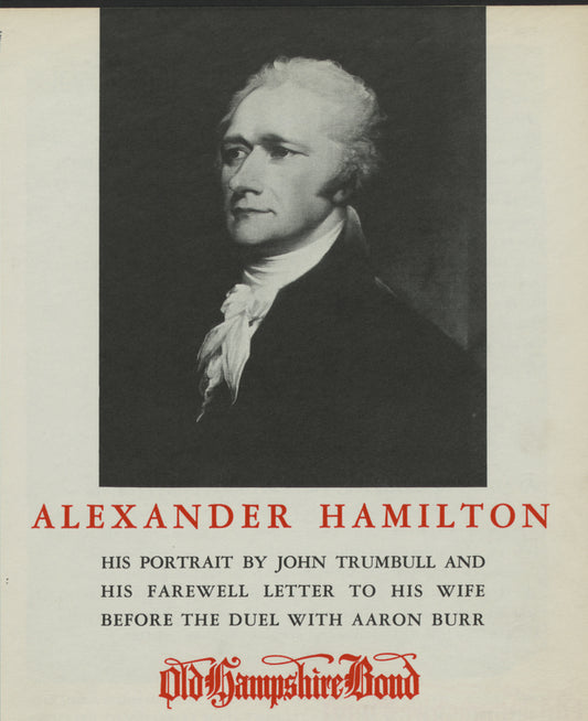 Alexander Hamilton [pamphlet]