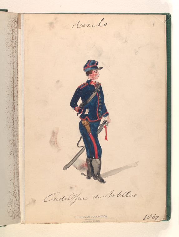 Mexico, 1868-1906. [Officer] 1868