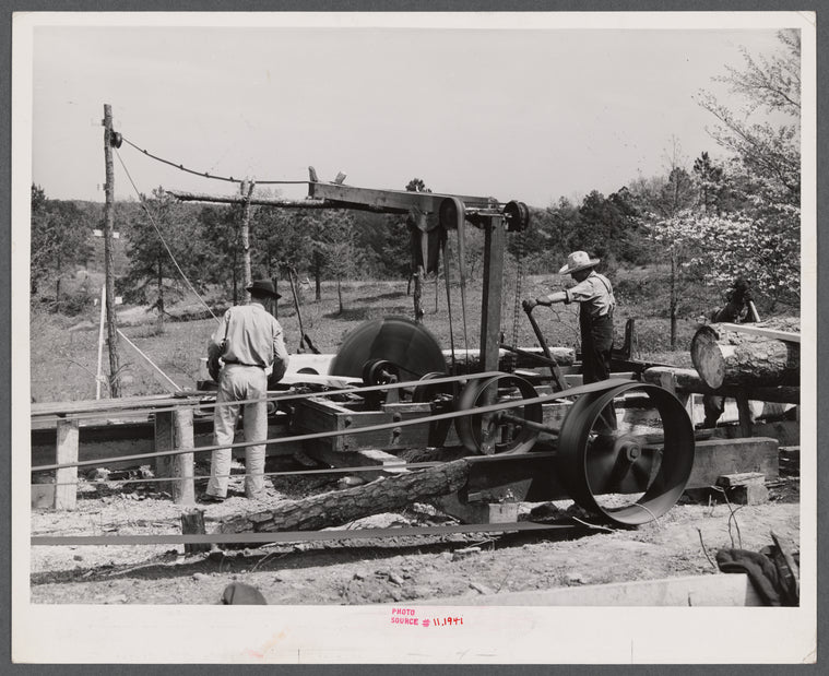 Sawmill in Heard County, Georgia.