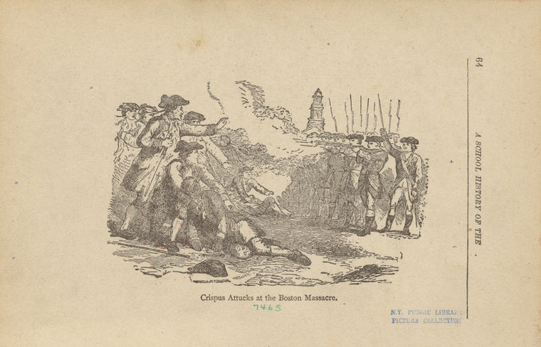 Crispus Attucks at the Boston Massacre