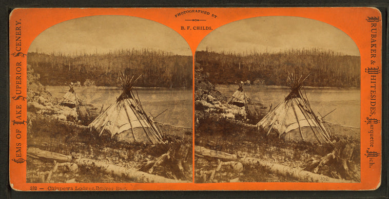 Chippewa lodges, Beaver Bay.
