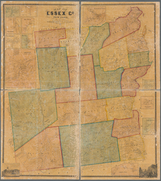 Map of Essex Co., New York