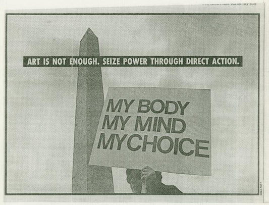 Art Is Not Enough [Seize Power through Direct Action]