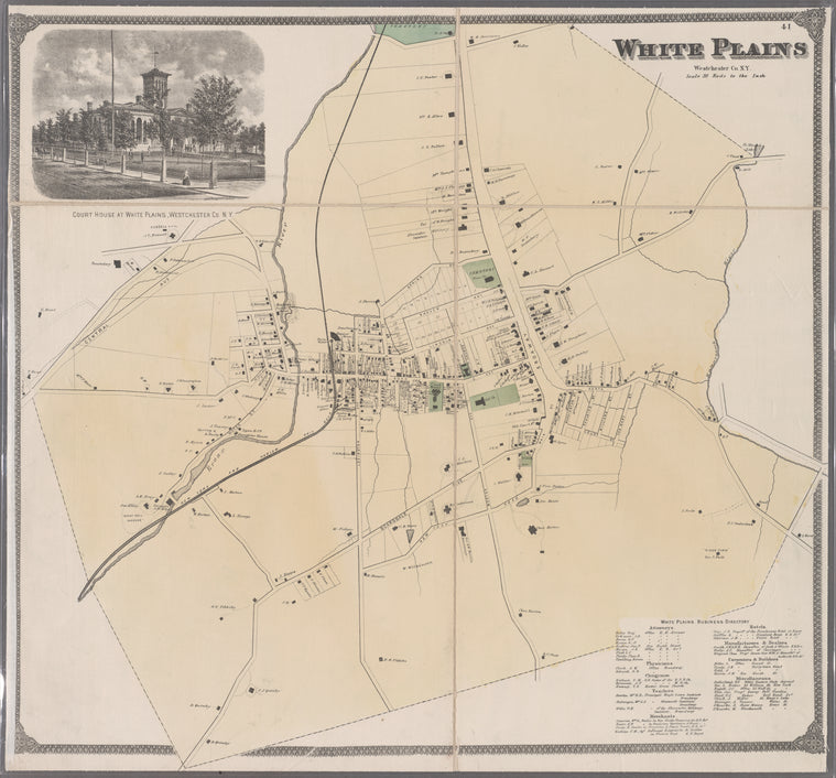Plate 41: White Plains, Westchester Co. N.Y.