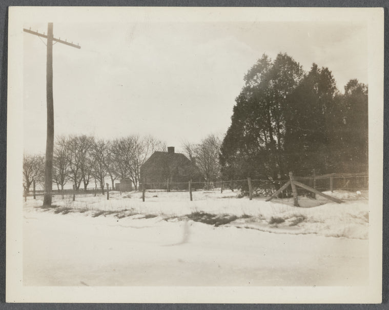 Augustus Cook house. NW corner Paul's and Halsey Lanes. Bridgehampton, Southampton