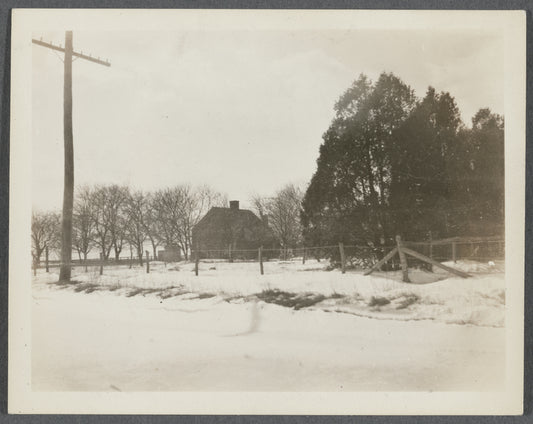 Augustus Cook house. NW corner Paul's and Halsey Lanes. Bridgehampton, Southampton