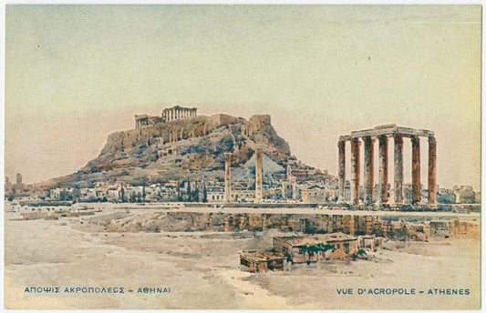 Vue d'Acropole--Athenes