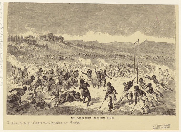 Ball playing among the Choctaw Indians