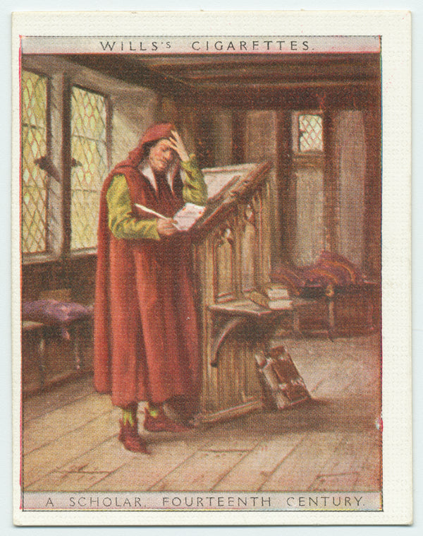 A scholar, fourteenth century.