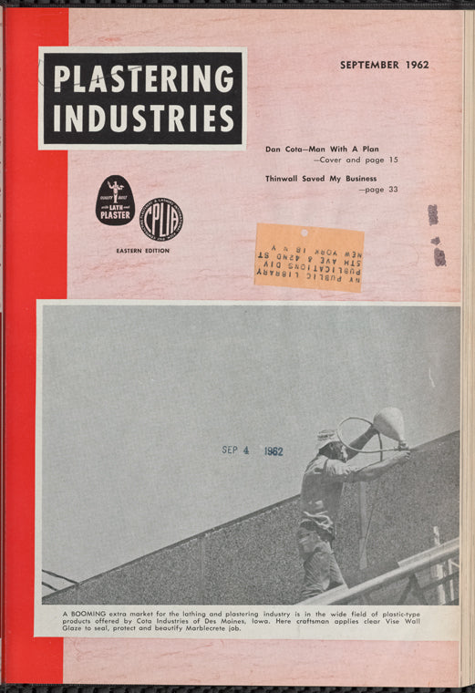 Plastering industries
