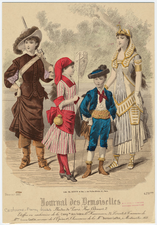 Children in costumes, ca. 1880s