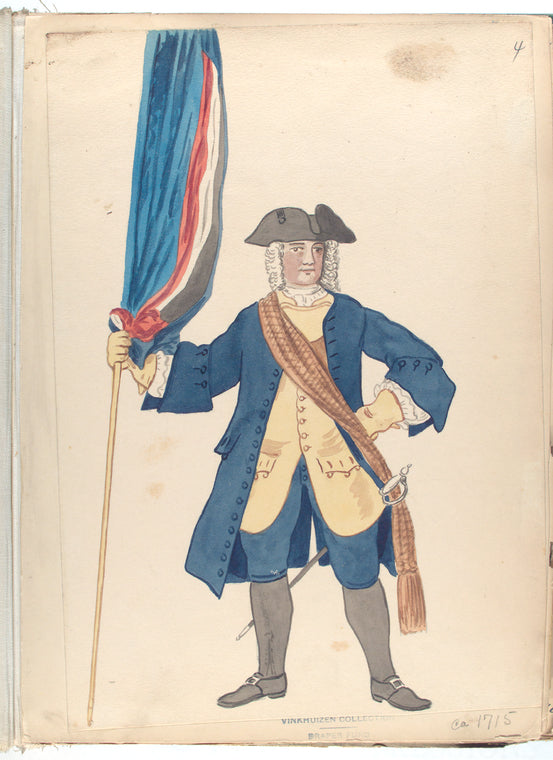 Vereenigde Provincien der Nederlanden. Vaandeldrager. ca.1715