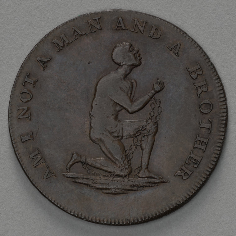 "Am I Not a Man and a Brother" coin
