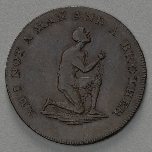 "Am I Not a Man and a Brother" coin