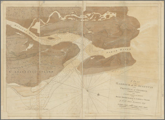 A plan of the harbour of St. Augustin in the province of Georgia